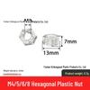 M4-M8 Transparente PVC-Saugnapf mit Gewindestange