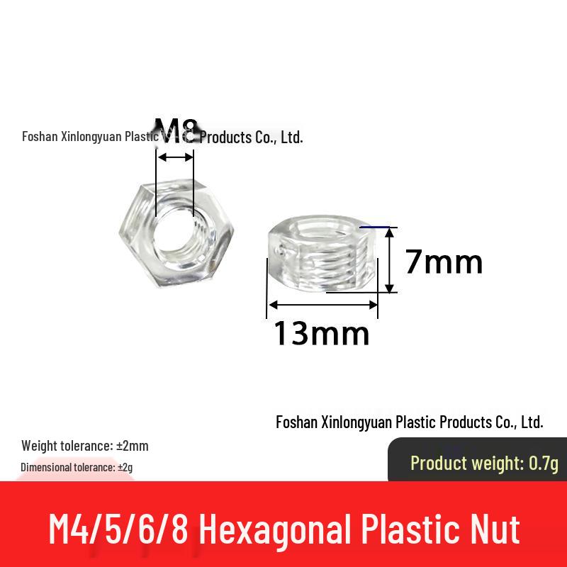 M4-M8 Transparente PVC-Saugnapf mit Gewindestange