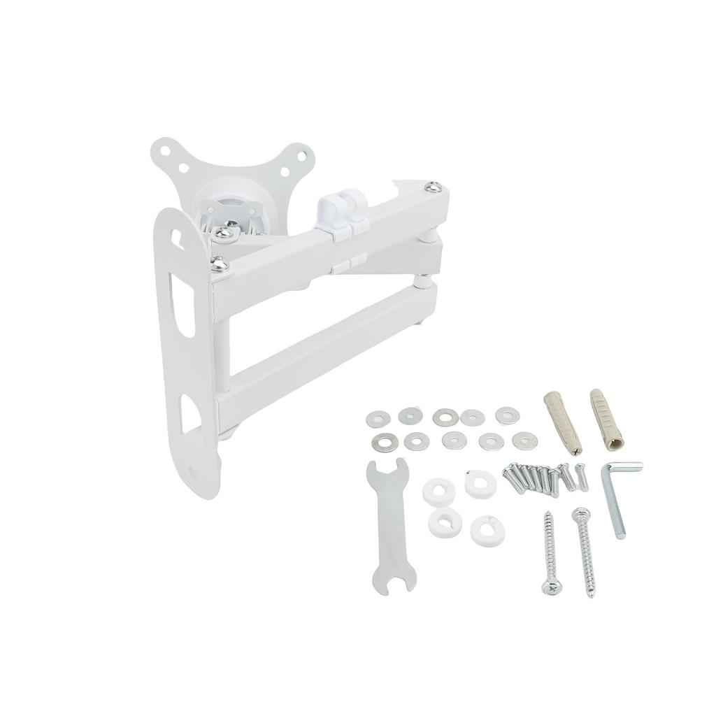 TV Wall Mount Iron Folding Rotating TV Wall Bracket with Articulating Arm for 75x75mm 100 0mm Screen Up To 33.1lbs