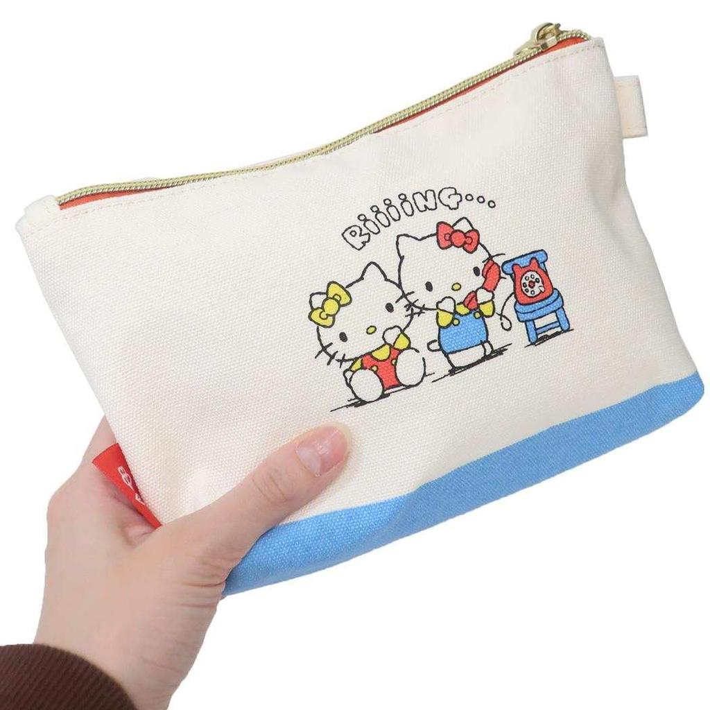 K Company Hello Kitty Canvas Pouch Boat-Shaped CHP3-KT