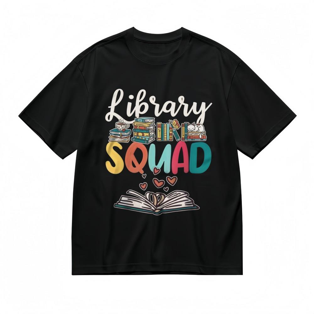 

Women s T-Shirt With Reading Club Graphic Unisex Black 100% Cotton Tops Summer S