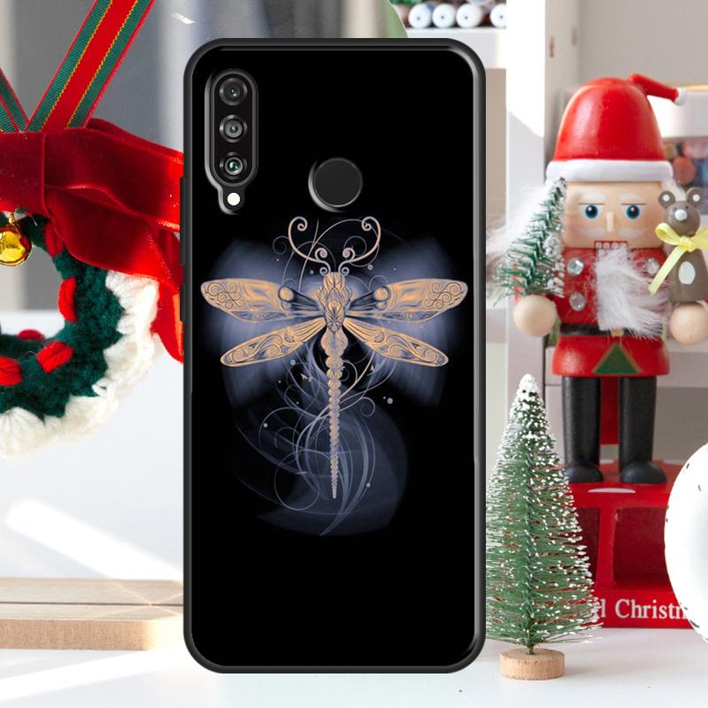 Colorful Dragonfly For Huawei Nova 12i 11i 8i 12s Y73 Y72 Y61 Y91 Y90 Y70 Y60 9 10 SE P60 Pro P30 P40 Lite Case