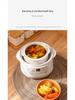 Electric Mini Ceramic Stew Pot with Timer - Auto Health Bird's Nest Steamer & Home Gift