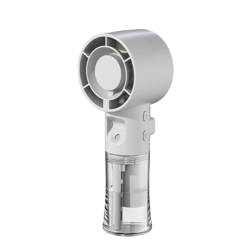 Portable Mini Mist Handheld Fan USB Rechargeable Fan with Spray 4 Speeds Wind Cool Misting Fan Outdoor Travel Humidifier Fan