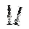 Vintages Iron Tapers Candle Holder Elegants Tall Candlestick Stand for Wedding and Home Decoration
