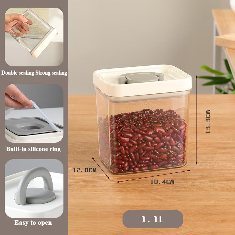 

1 шт. герметичные банки, ящик для хранения зерна и круп, бытовые банки, банки для хранения, прозрачные бутылки из ПЭТ, контейнеры для еды, кухонные принадлежности