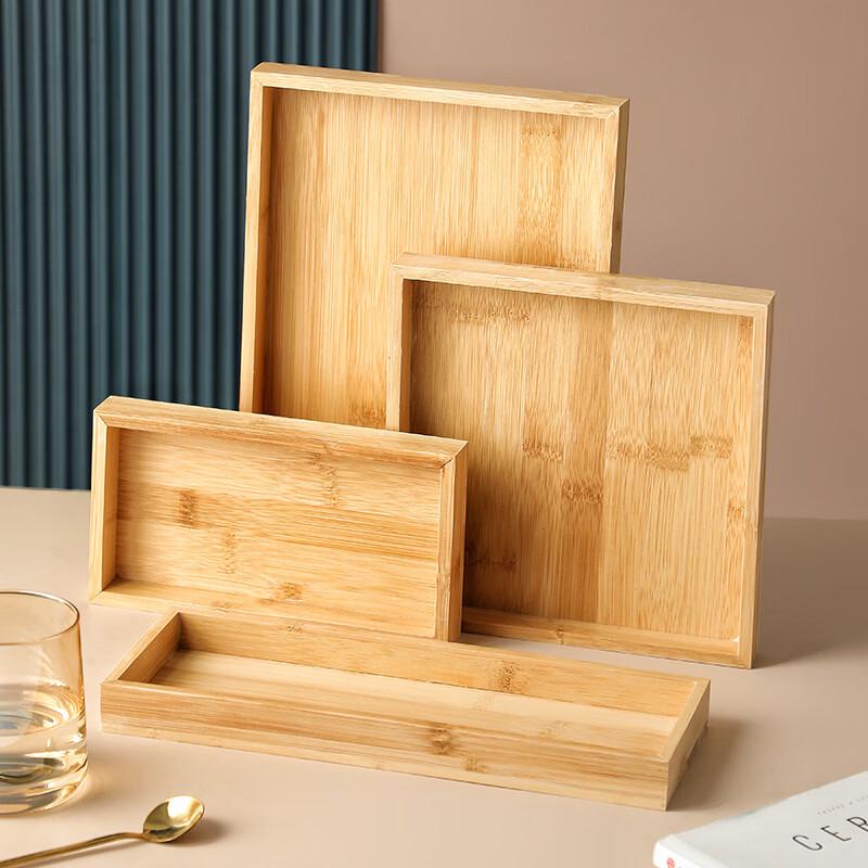 OLOEY Japanese Bamboo Tea Tray