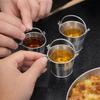 With Handle Bucket Shot Glass Portable Tiny Pail Cup Creative Metal Drinking Cup  Bar