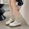 Versatile Lightweight Platform German Training Shoes Women's 2024 New Popular Summer Retro Sports Heightening Casual Board Shoes