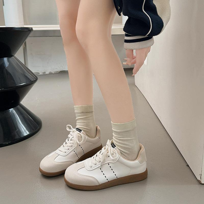 Versatile Lightweight Platform German Training Shoes Women's 2024 New Popular Summer Retro Sports Heightening Casual Board Shoes