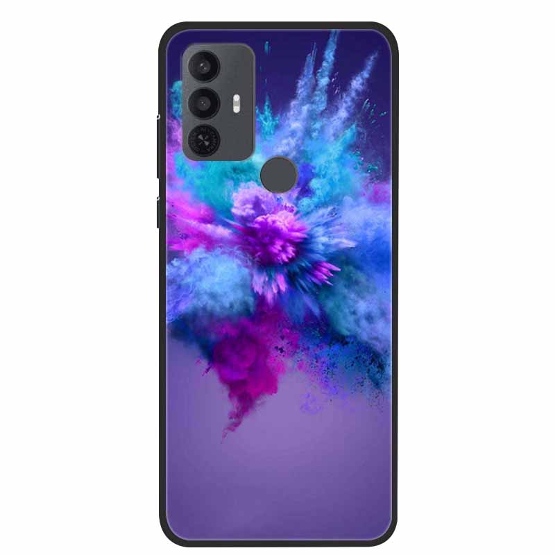 For TCL 30 SE Case Luxury Soft Silicone Protective Animals Phone Cover for TCL 305 306 Case 30SE TPU Funda for TCL30SE Cartoon