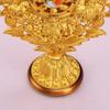 Buddhist Dharma-Chakra,Engraving Golden Alloy Eight Auspicious Tantric Falun ,Tibetan Altars Religious Item Decorative,25cm,1Pcs