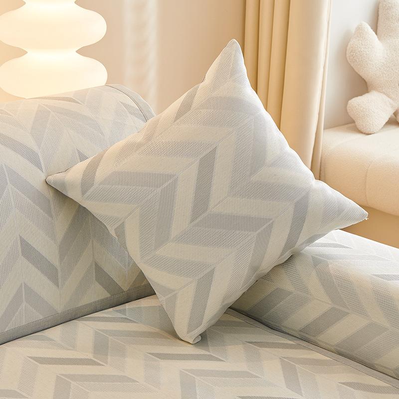 Summer Sofa Cushion Ice Silk Mat Non-Slip Simple Modern Cream Wind Summer Seat Cushion Living Room Sofa Cover Towel