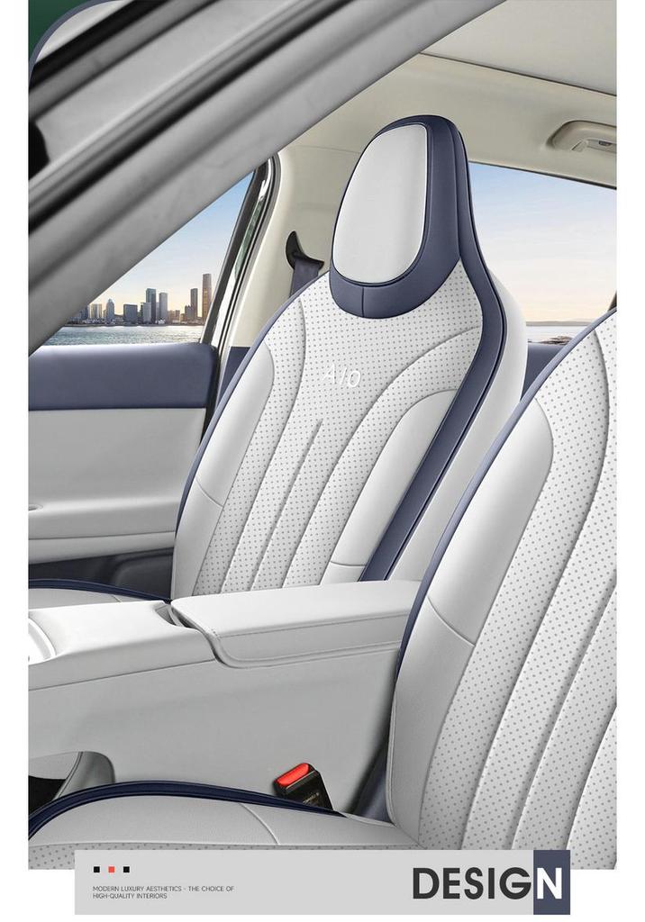 2026 Leapmotor A10 Car Seat Covers, Full Coverage Perforated Leather, Breathable, Special Fit for 500km Lidar Model.