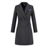 Women's Mid-Length Padded Wool Blend Coat