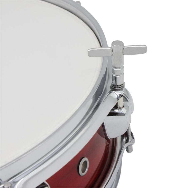 14inch Snares Drum Percussions Instrument with Drum Key, Drumsticks and Strap Student March Snares Drum Musical Toy