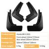 Car Exterior Accessories Mud Flaps for Honda BRV BR-V 2022 Tire Splash Guards for Fender Protector 4 Pieces Set in Black