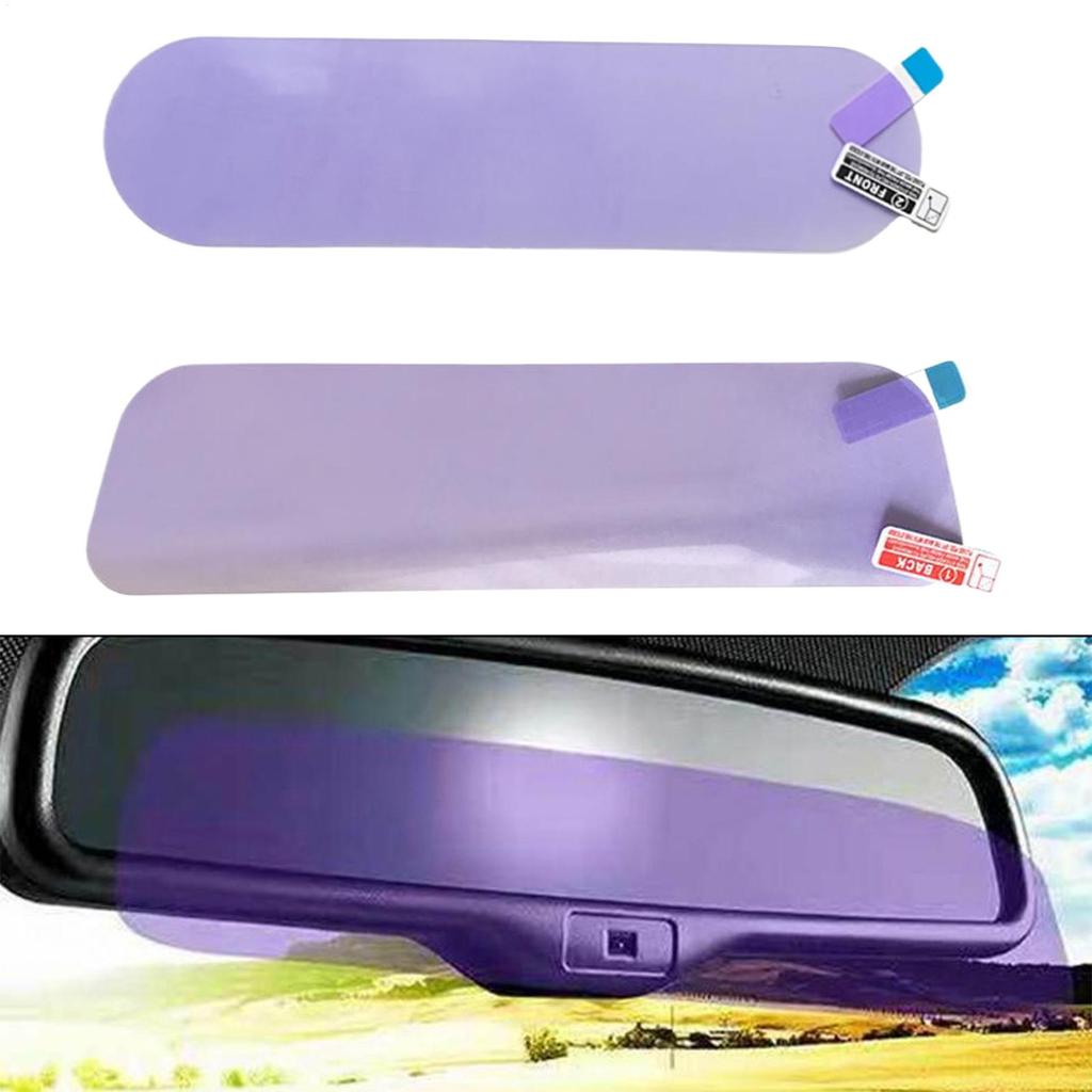 Car Rearview Mirror Anti Glare Film Vehicle Rearview Reflective-proof Protector Protective Vehicle Rear View Film for Safe