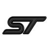 djsh6 3D Metal ST Letters Car Steering Wheel Emblem Badge Sticker for Ford ST Fiesta Focus Edition KUGA Mondeo Focus X 2 3