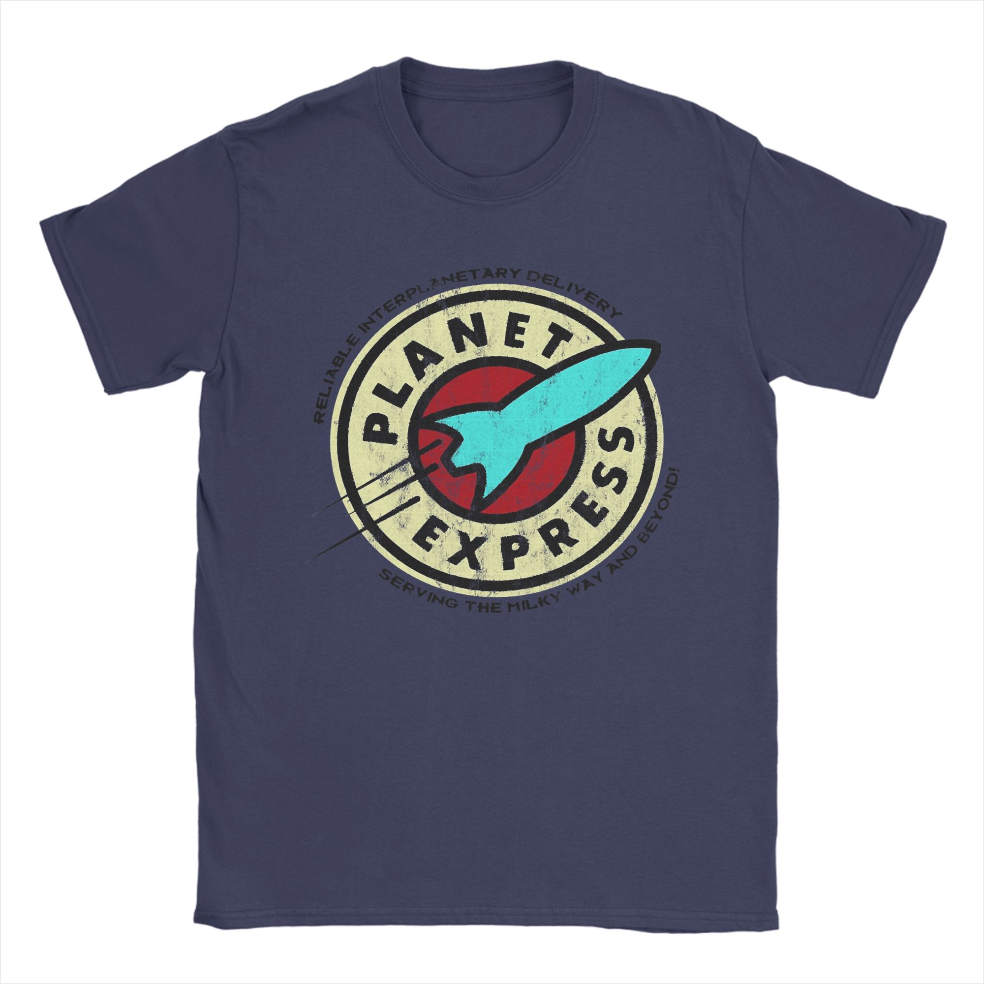 

Fashion Planet Express TShirt for Men Round Neck Cotton T Shirt Short Sleeve Tee Shirt 4XL 5XL 6XL Clothing 4XL