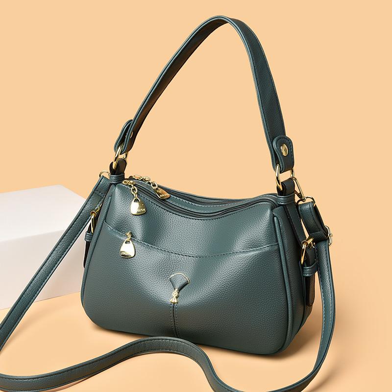 Fashion Single-shoulder Crossbody Bag, Simple and Trendy Mom Bag, Retro Small Square Bag