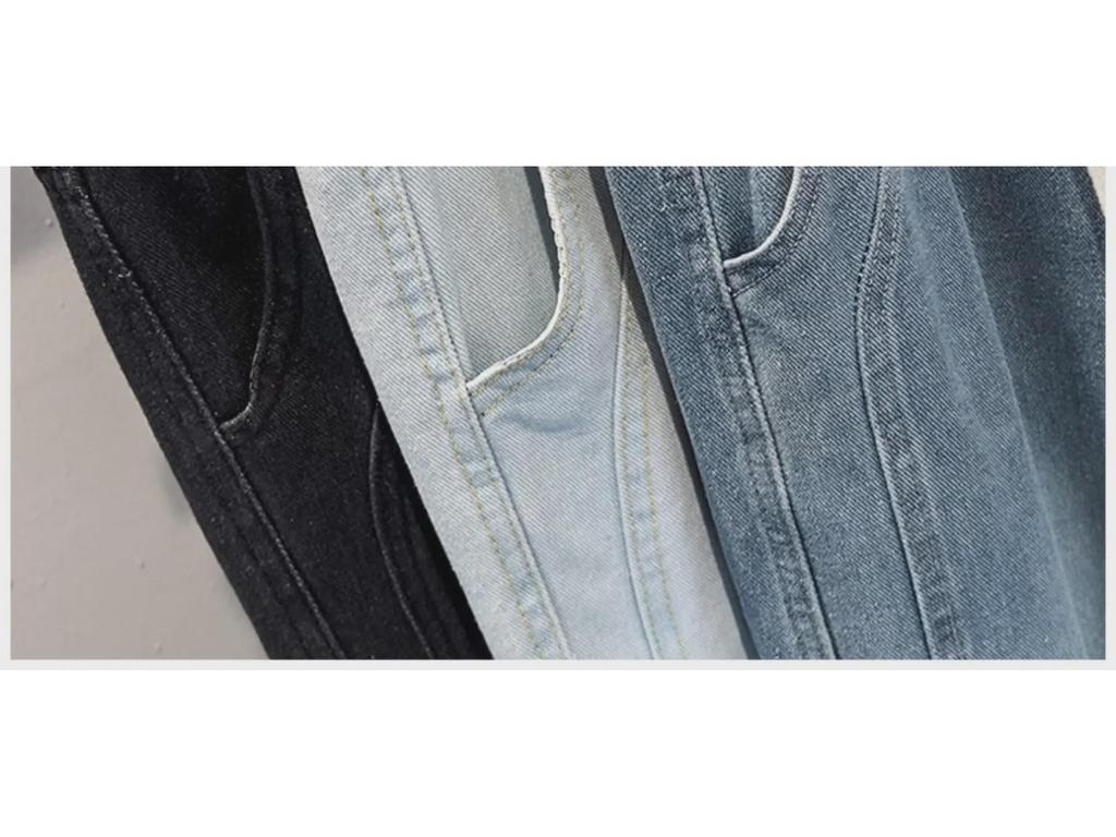 Men's Korean Style Wide-Leg Jeans – Spring/Autumn Fashion Trend, Loose, Casual, Straight Trousers