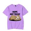 Nope Not Today Graphic Tshirt Funny Lazy Sloth Tshirt Fashion Harajuku T-shirt Oversize Men Brand T-shirt Hip Hop Tshirt Vintage