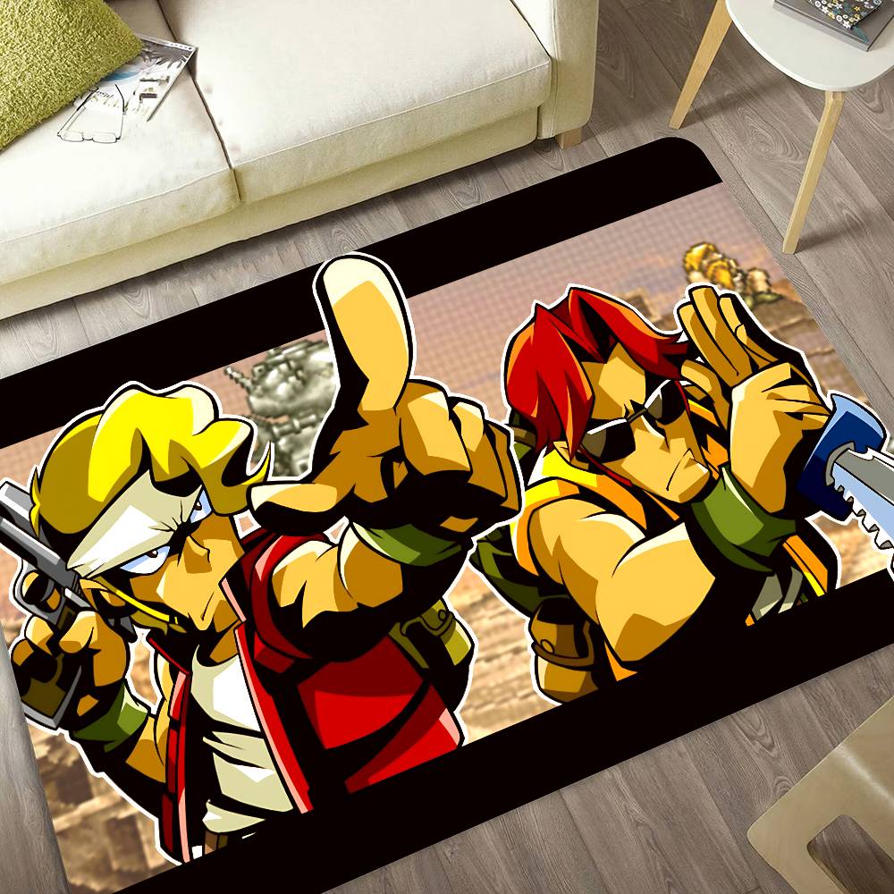 Classic Retro Game Metal Slug Bathroom Mat Anti-slip Absorb Water Long Strip Cushion Bedroon Mat Welcome Doormat