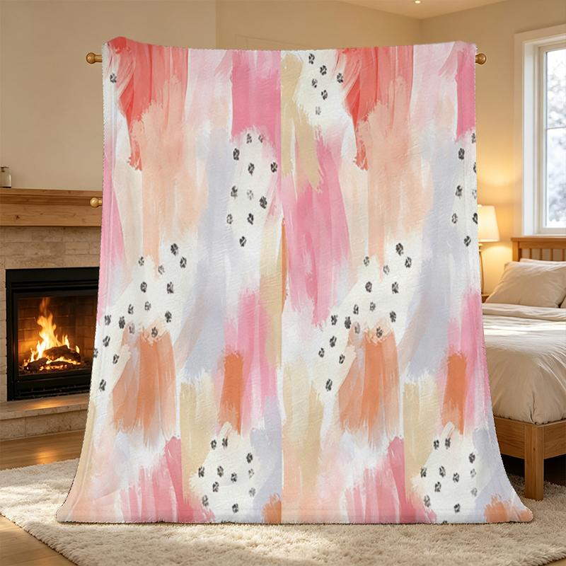Lightweight Flannel Blanket Soft, Warm, Vibrant, Portable, Versatile for Home, Couch Naps, Car & Holidays (Halloween, Xmas)