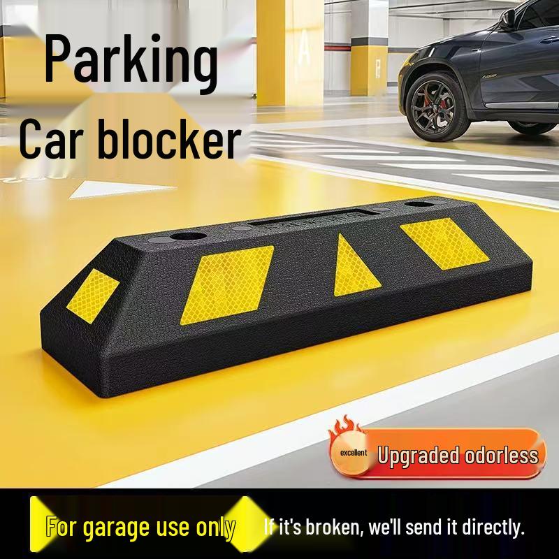 Bloccaruota in Gomma-Plastica per Posto Auto