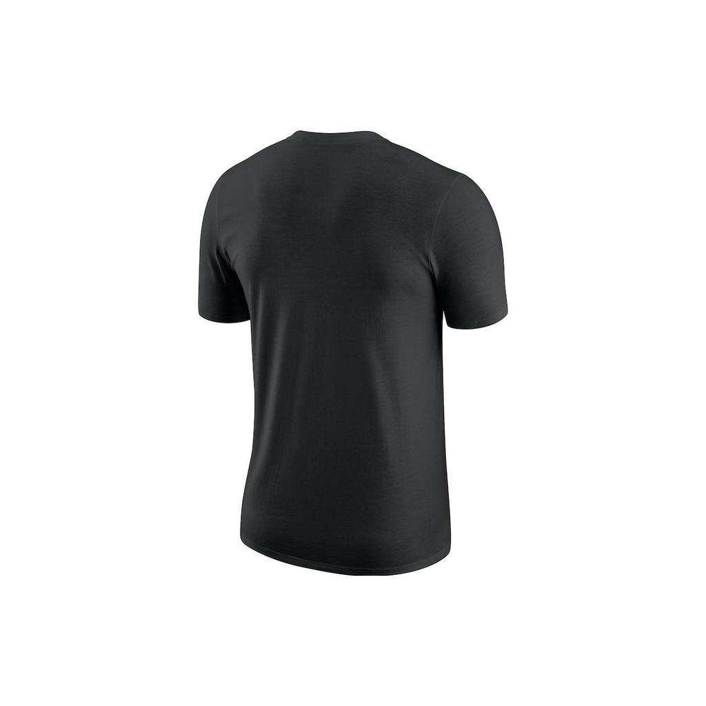 Nike Casual Letter Print Short Sleeve T-Shirt Men Tops Black DR6487-010