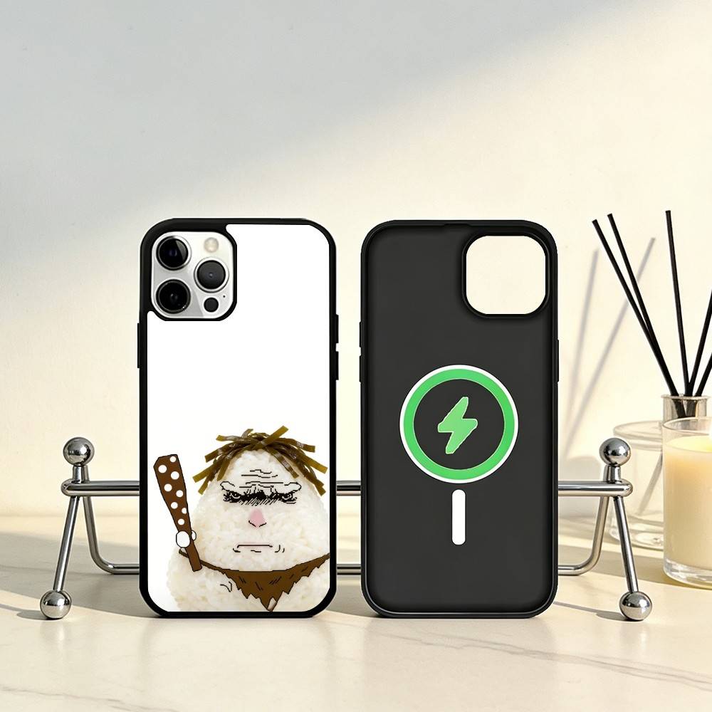 

Hamster Caveman Phone Case For iPhone17,16,15,14,13,12,11 Plus,Pro Max Magnetic For Magsafe Wireless Charging iPhone11