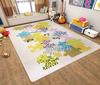 Tapis Enfant - Puzzle - Beige - 80x150cm - 100% Polyester - Antidérapant