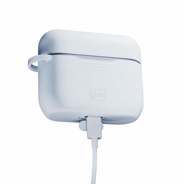 Etui 3Mk Silikon-Kopfhörerhülle Für Airpods Pro, Weiß