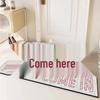 Silk Loop Non-slip Door Mat: Text Version, Living Room Entrance Mat, Household Carpet.