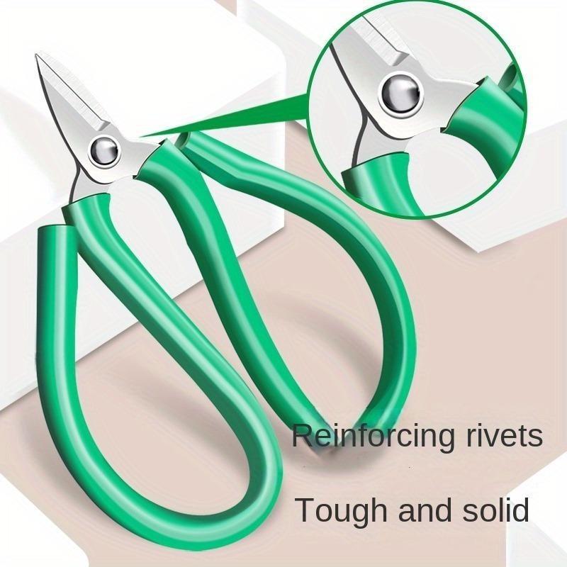 1Pc Professional Golden And Silver Jewelry Scissors with Reinforced Rivets And Heat-Treated Cutting Edge - Industrial Carbon Steel