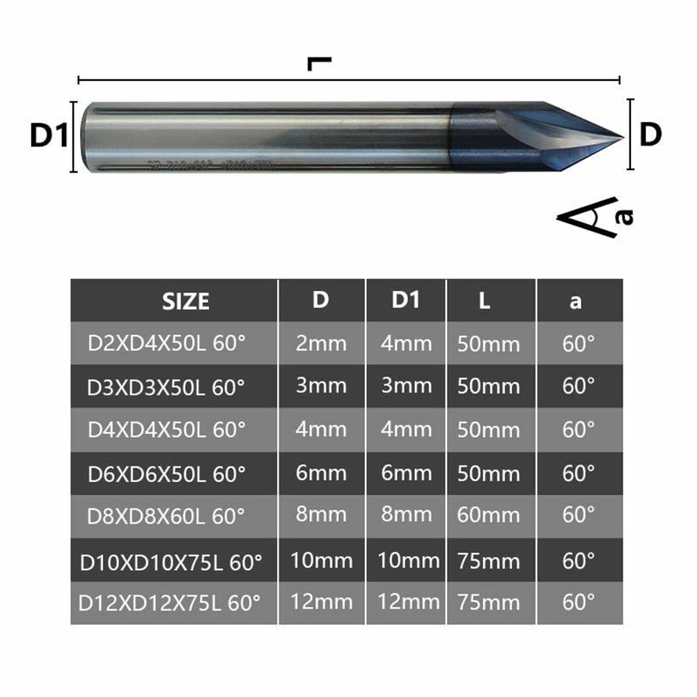 Chamfering End Mill Milling Engraving Fittings Spare Parts