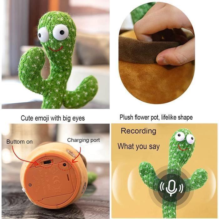 Jouet - Cactus Qui Danse - Peluche - Chansons - Éducation précoce