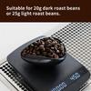 watchget Coffee Bean Cup Ceramic Coffee Bean Measuring Cup Pottery Measuring Tray Coffee Powder Receiver Black