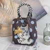 Versatile Large Knitted Handbag with Hollow-Out Flower Pattern
