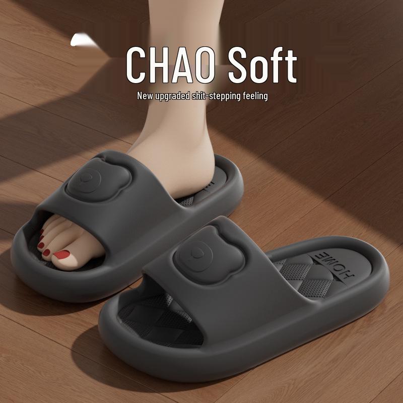 

Тапочки из ЭВА с нескользящей толстой подошвой: Удобные и дезодорирующие сандалии для использования родителями и детьми в помещении и на улице летом 40-41