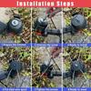 2Pcs Easy To Install Grass Trimmer Head Wear-resistant Universal Weeding Head  Wire Cutting Weeding