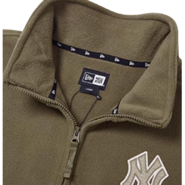 New Era MLB New York Yankees Craft Reconstruction Series Solid Color Brand Logo Loose Fit Stand Collar Versatile Casual Jacket Unisex Jackets 14450466