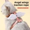 Harnais et Laisse pour Chat Ensembles Harnais pour Chien Réglable pour Petit Chien Laisse Respirante Harnais pour Animal de Compagnie Promenade Sangle pour Chien