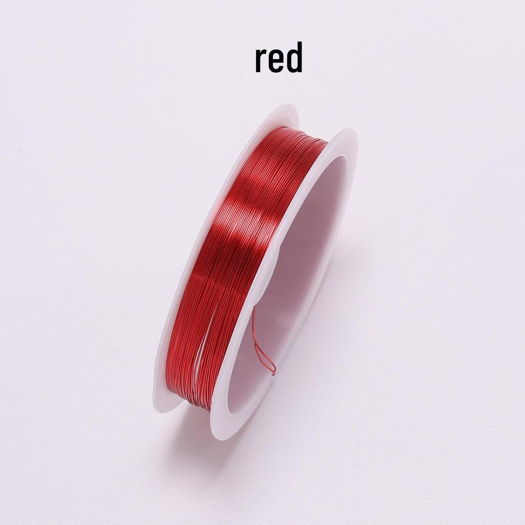 0.3-0.4mm Colored Copper Wire for Beading, DIY Jewelry, and Crafting