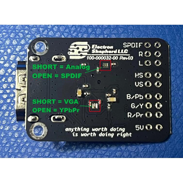 ElectronAnalog HDMI Mod For Retro Game Console Xbox 360, PS2/PS3 with component