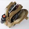 1PC Camouflage Waist Pack Outdoor Multi-function Sports Running Bag Waterproof Mobile Phone Bag Camping Magazine Pouch