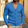 Herren Strickjacke Lässig Leichte Offene Strickjacke für Frühling Herbst