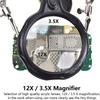 With LED Light Welding LED Magnifier Adjustable Soldering Magnifier  DIY Projects