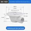 Jun Ding Ying DV-7501 Liner Pool Drain & Return Fitting